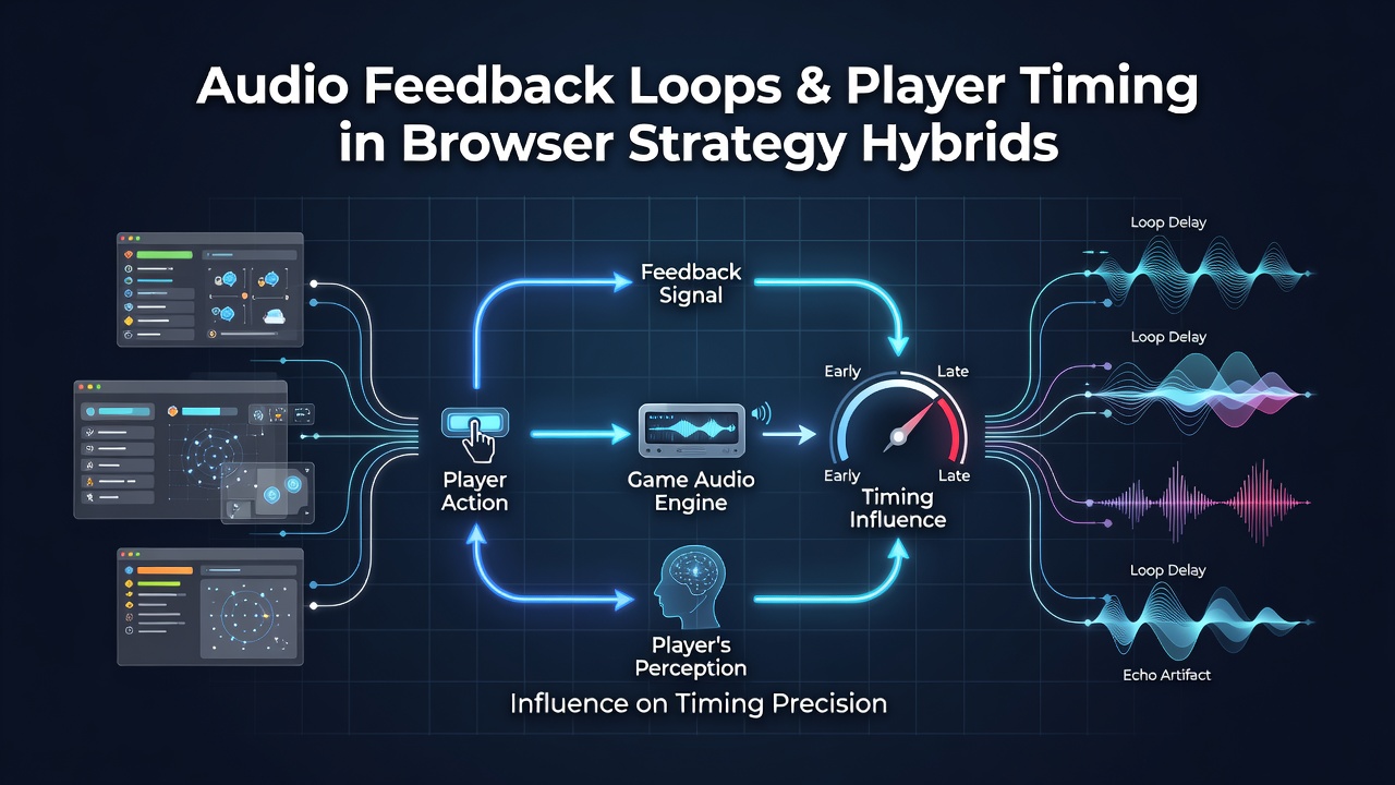 Darstellung technischer Audio-Integration in Strategiehybriden mit Timing-Analyse