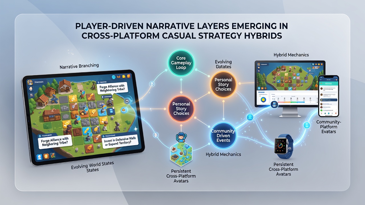 Community-Entscheidungen formen narrative Schichten in cross-platform Strategiehybriden