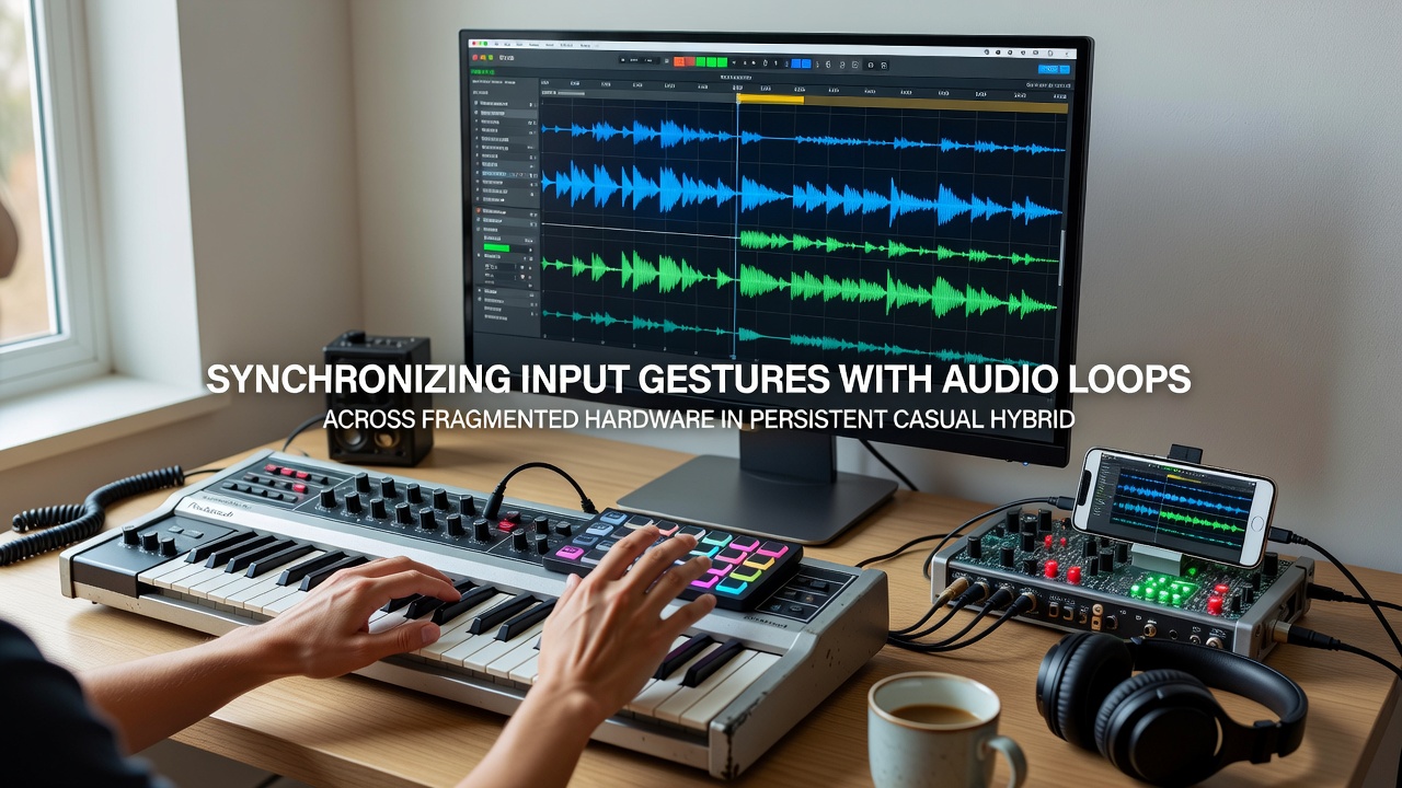 Darstellung von Cross-Device Audio- und Gesten-Synchronisation in einer Hybrid-Spielumgebung