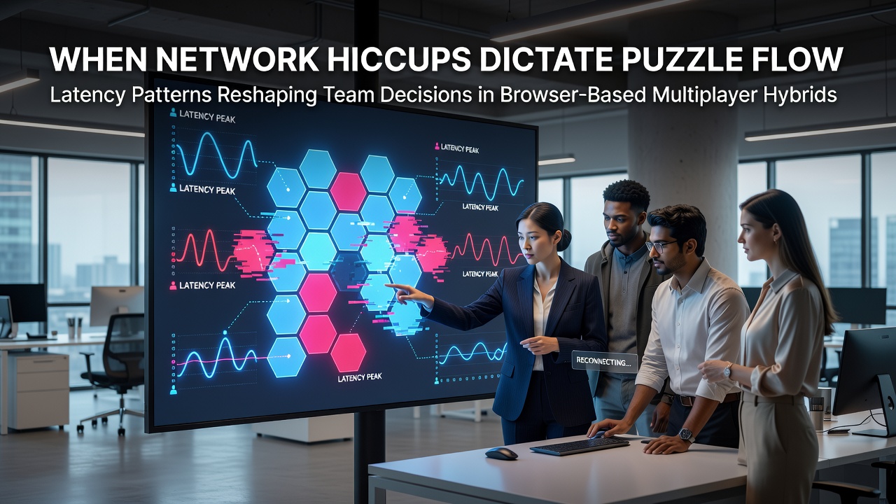 Latenz als unsichtbarer Dirigent: Wie Verzögerungsmuster Teamstrategien in webbasierten Puzzle-Hybriden umlenken